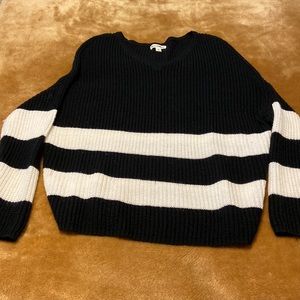 Oversized color block sweater